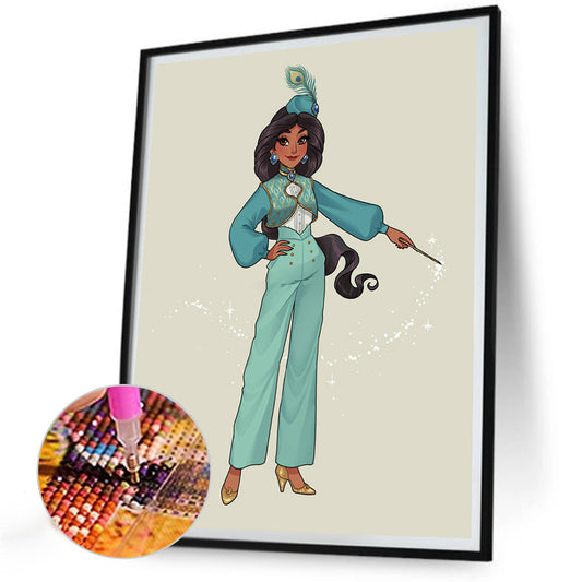 Princess Jasmine - Full Round Drill Diamond Painting 30*40CM