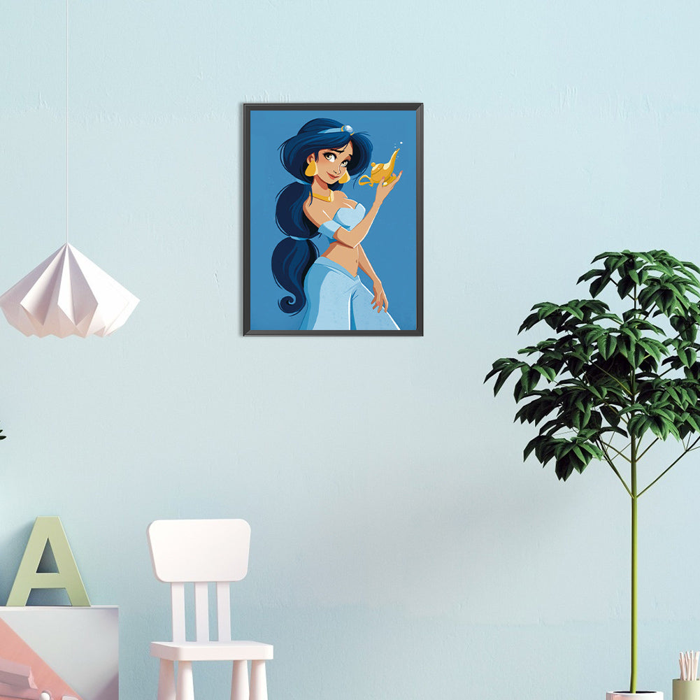 Princess Jasmine - Full Round Drill Diamond Painting 30*40CM