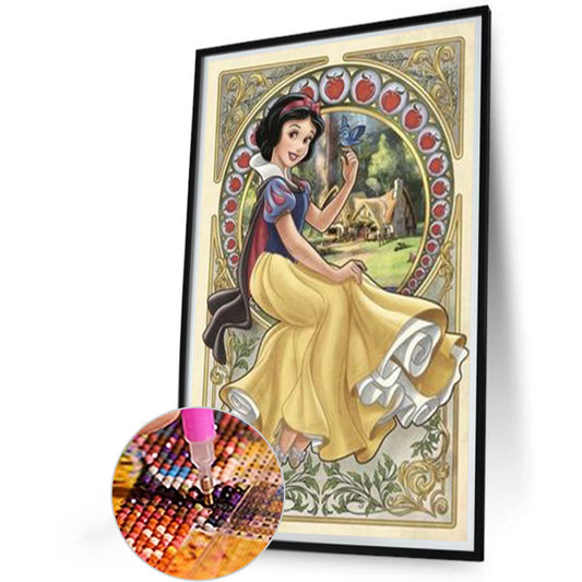 Snow White - Full Round Drill Diamond Painting 40*60CM