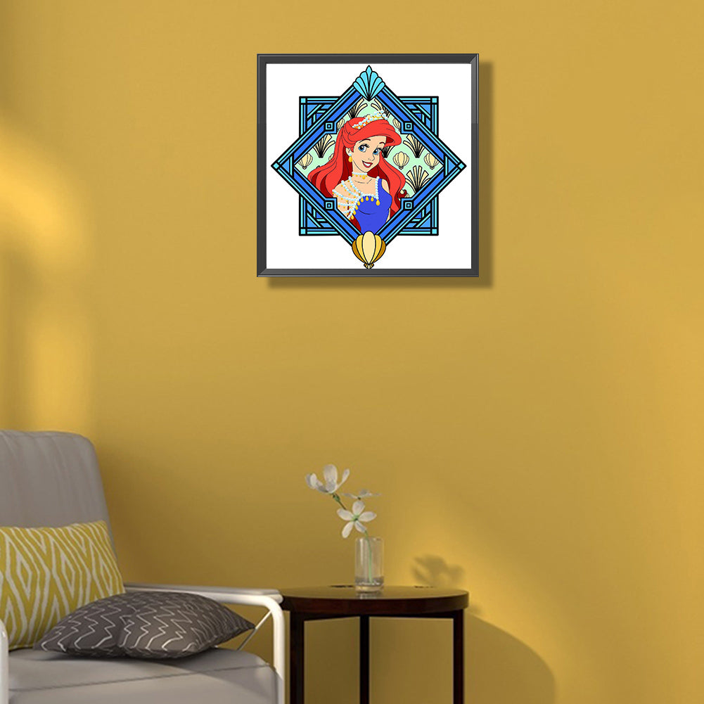 Mermaid Princess - Full Round Drill Diamond Painting 40*40CM
