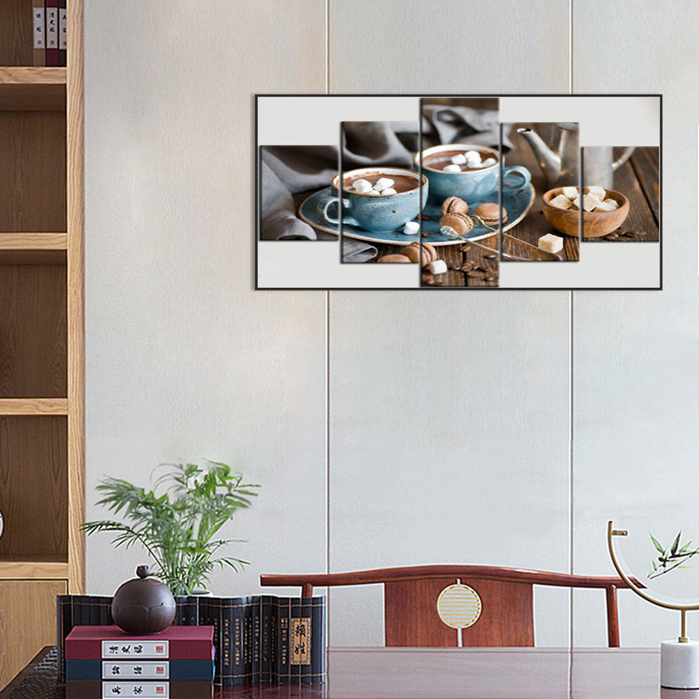 Flavored Coffee - Full Round Drill Diamond Painting 95*45CM