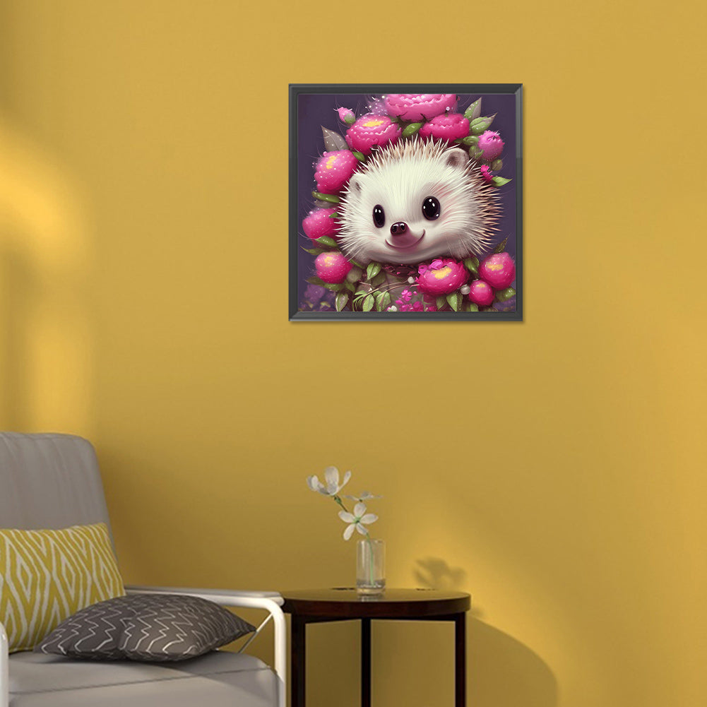 Hedgehog - Full Round Drill Diamond Painting 30*30CM