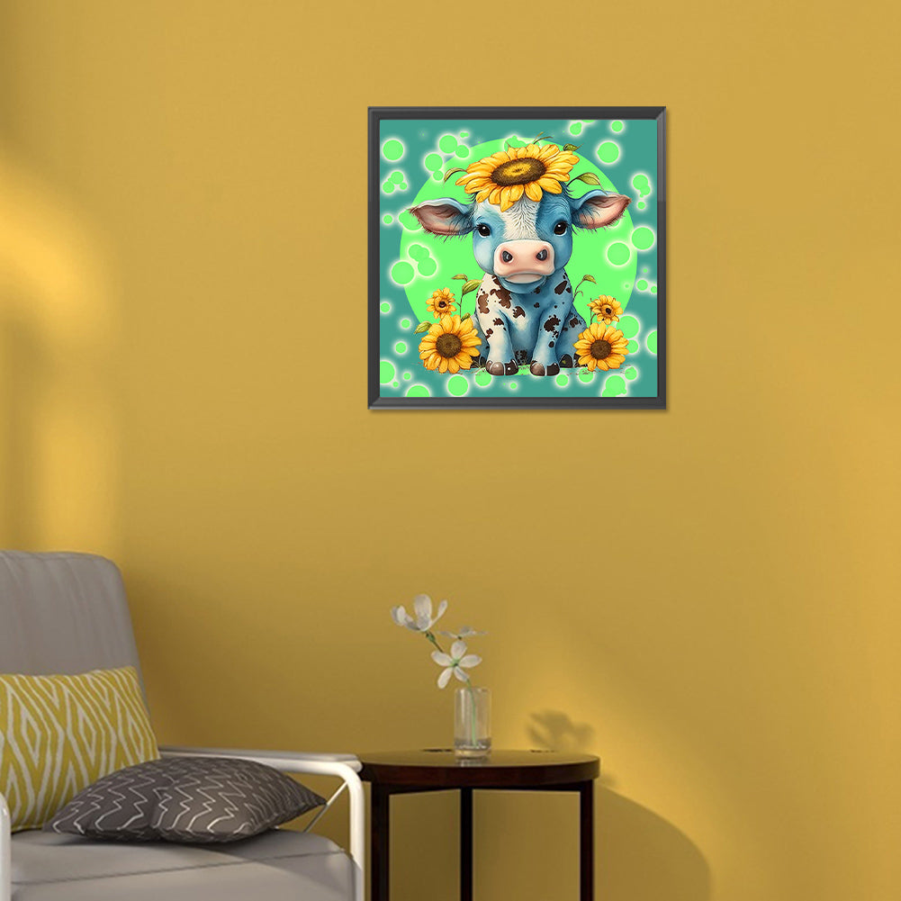 Calf - Full Round Drill Diamond Painting 30*30CM