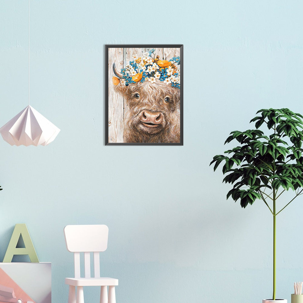 The Cow - Full Round Drill Diamond Painting 30*40CM