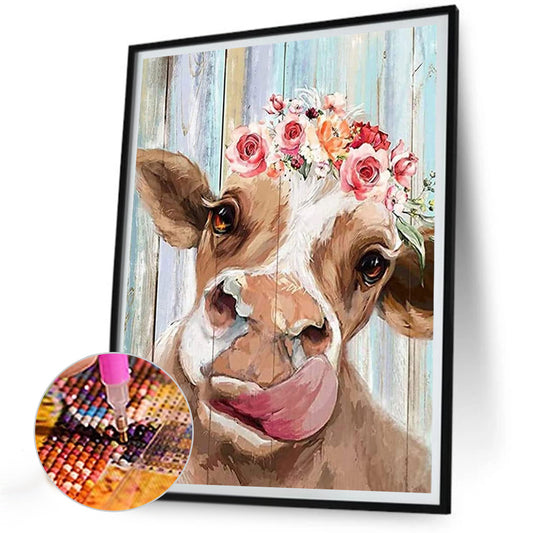 The Cow - Full Round Drill Diamond Painting 30*40CM