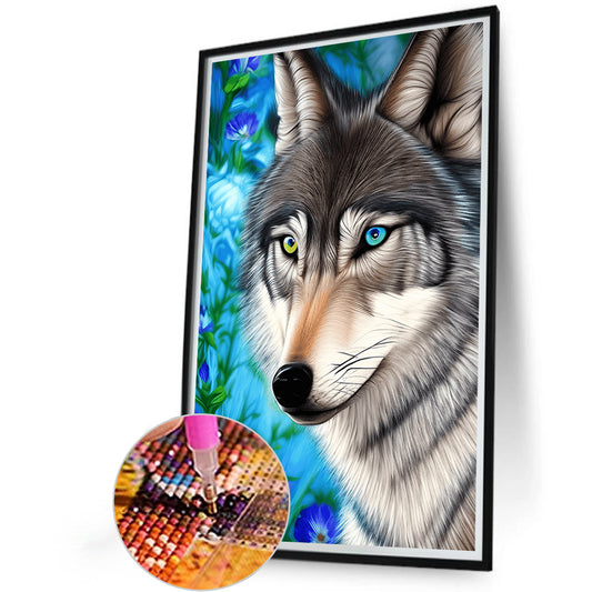 Patriotic Dog - Full Round Drill Diamond Painting 40*60CM