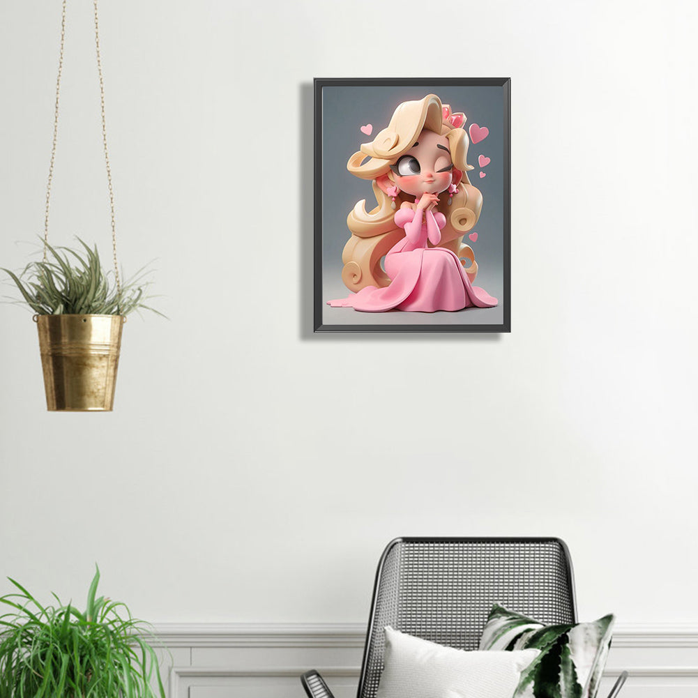 Princess Sleeping Beauty - Full Square Drill Diamond Painting 30*40CM