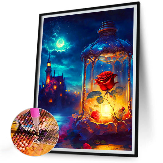 Beauty And The Beast - Full Round Drill Diamond Painting 30*40CM