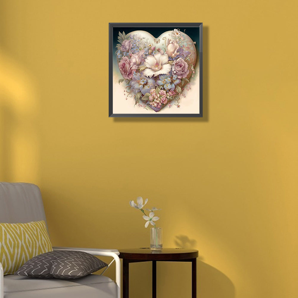 Love Flowers - Full Round Drill Diamond Painting 40*40CM