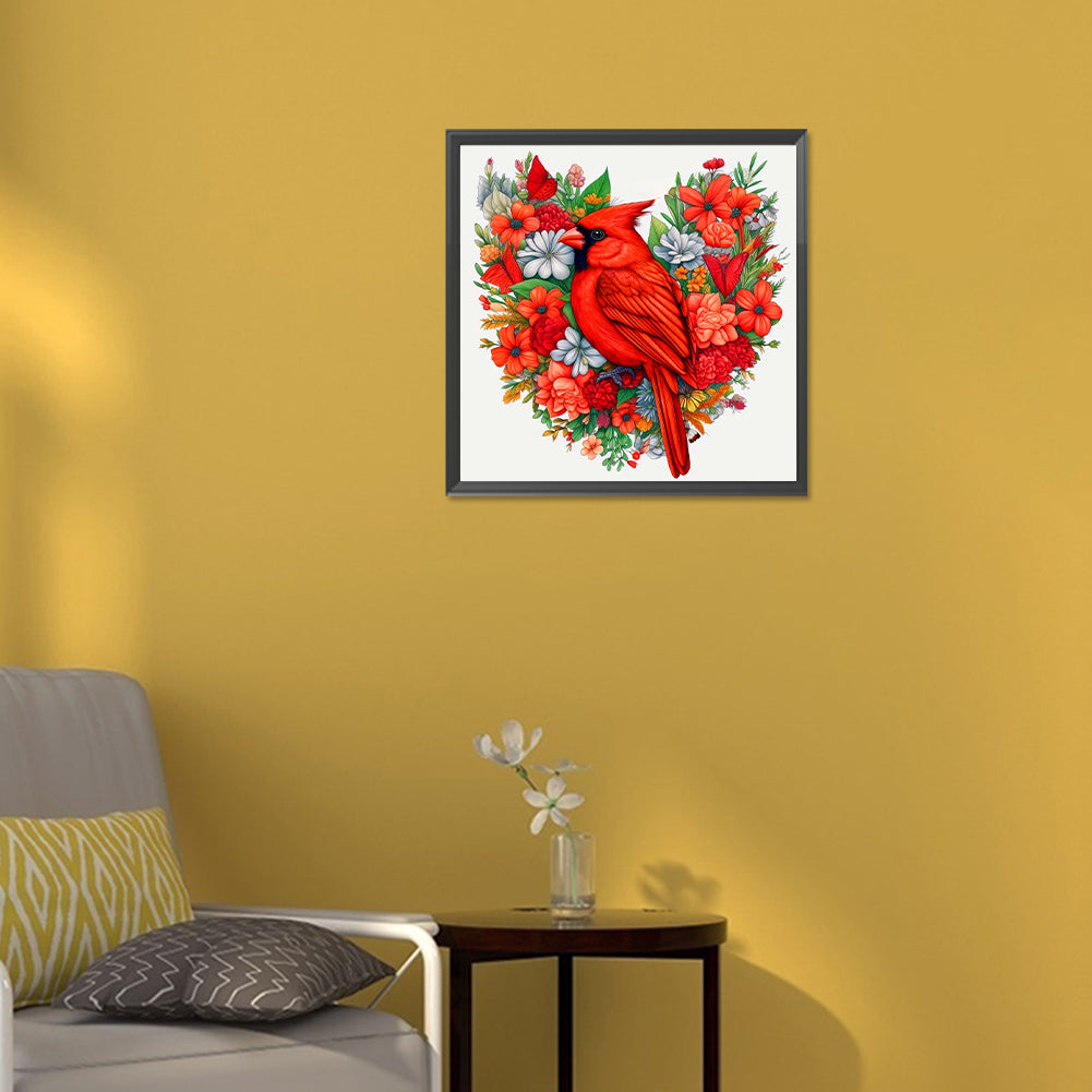 Cardinal - Full Round Drill Diamond Painting 30*30CM