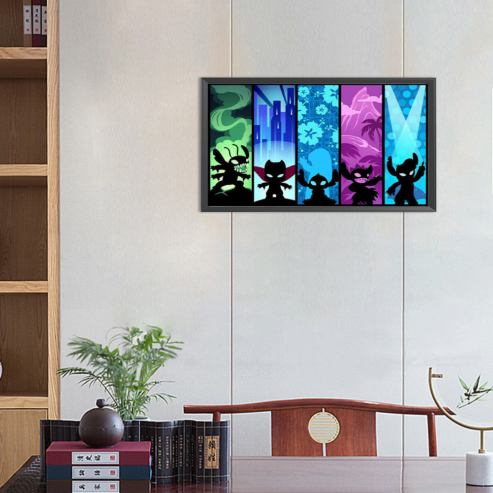 Stitch - Full Round Drill Diamond Painting 45*25CM