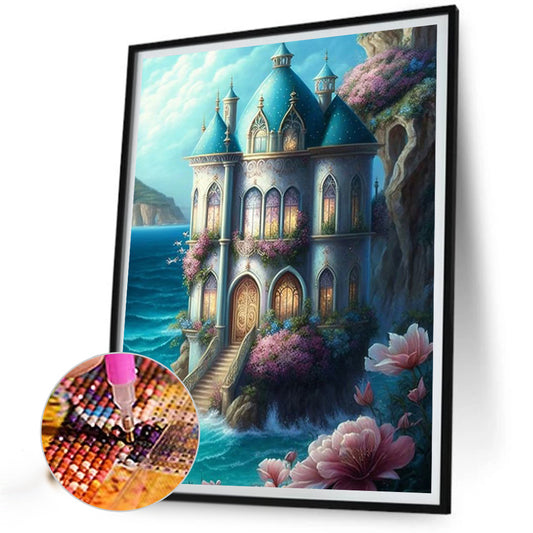 Sea View House - Full Square Drill Diamond Painting 40*50CM
