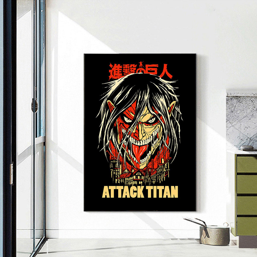 Attack On Titan - Full Round Drill Diamond Painting 35*50CM
