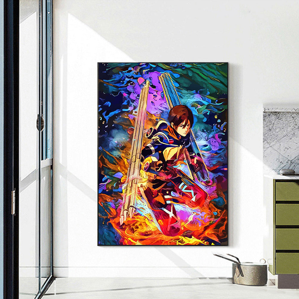 Demon Slayer Blade - Full Round Drill Diamond Painting 40*55CM