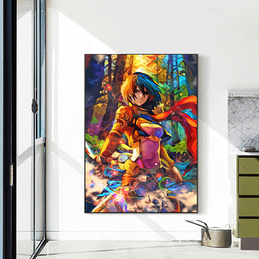 Demon Slayer Blade - Full Round Drill Diamond Painting 40*55CM
