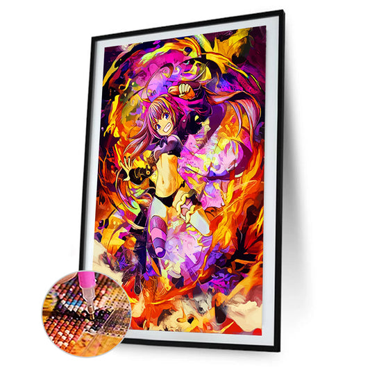 Demon Slayer Blade - Full Round Drill Diamond Painting 40*55CM