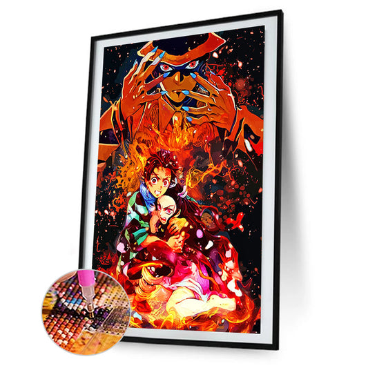 Demon Slayer Blade - Full Round Drill Diamond Painting 40*55CM