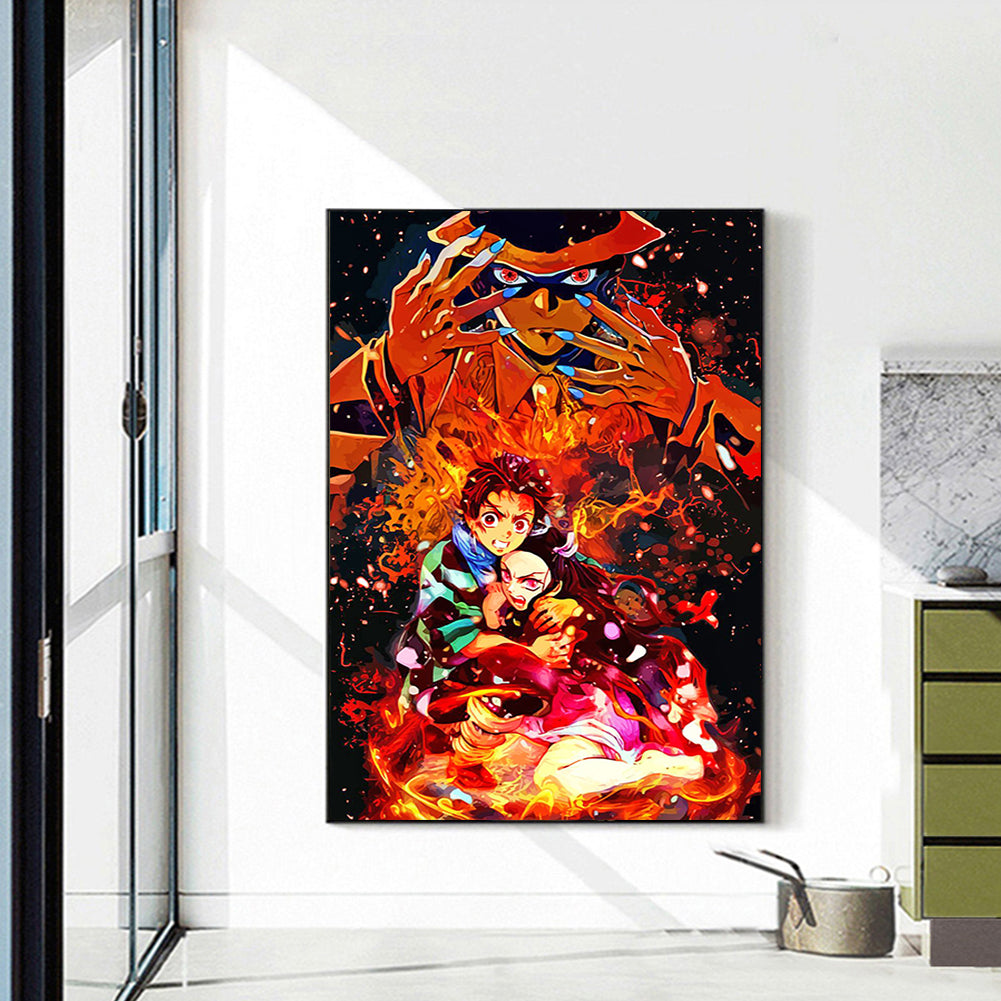 Demon Slayer Blade - Full Round Drill Diamond Painting 40*55CM