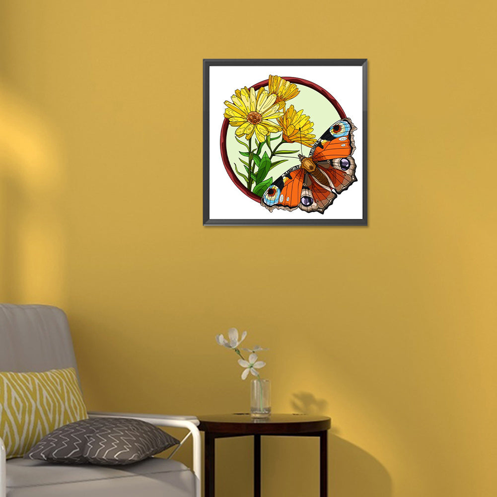 Medal Glass Painting - Full Round Drill Diamond Painting 30*30CM