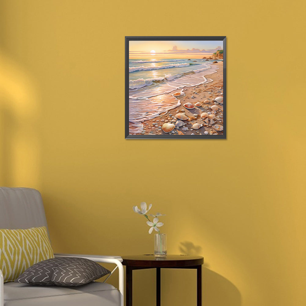 Dream Beach - Full Round Drill Diamond Painting 30*30CM