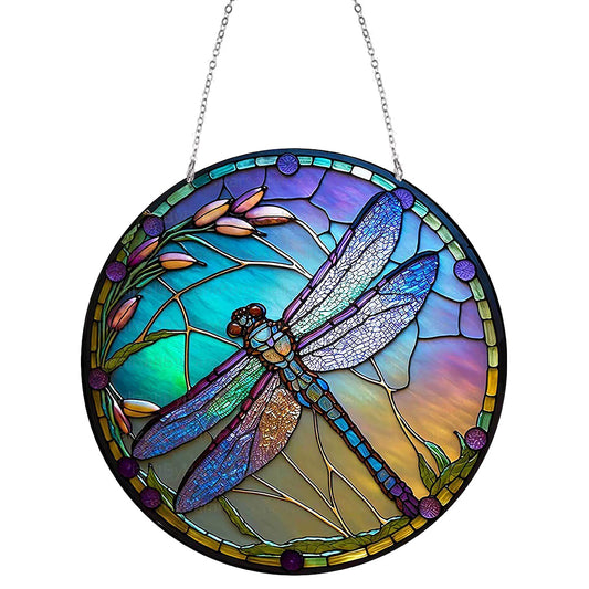 DIY Diamond Drawing Pendant Colored Imitation Glass Art Crafts Wall Decoration