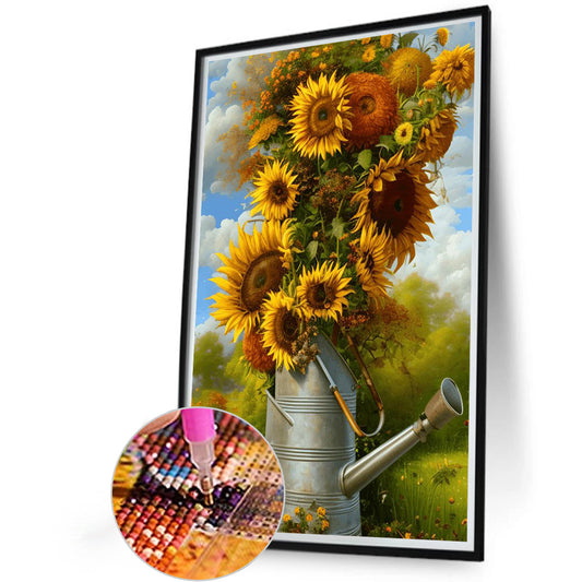 Sunflower - Full Round Drill Diamond Painting 40*60CM