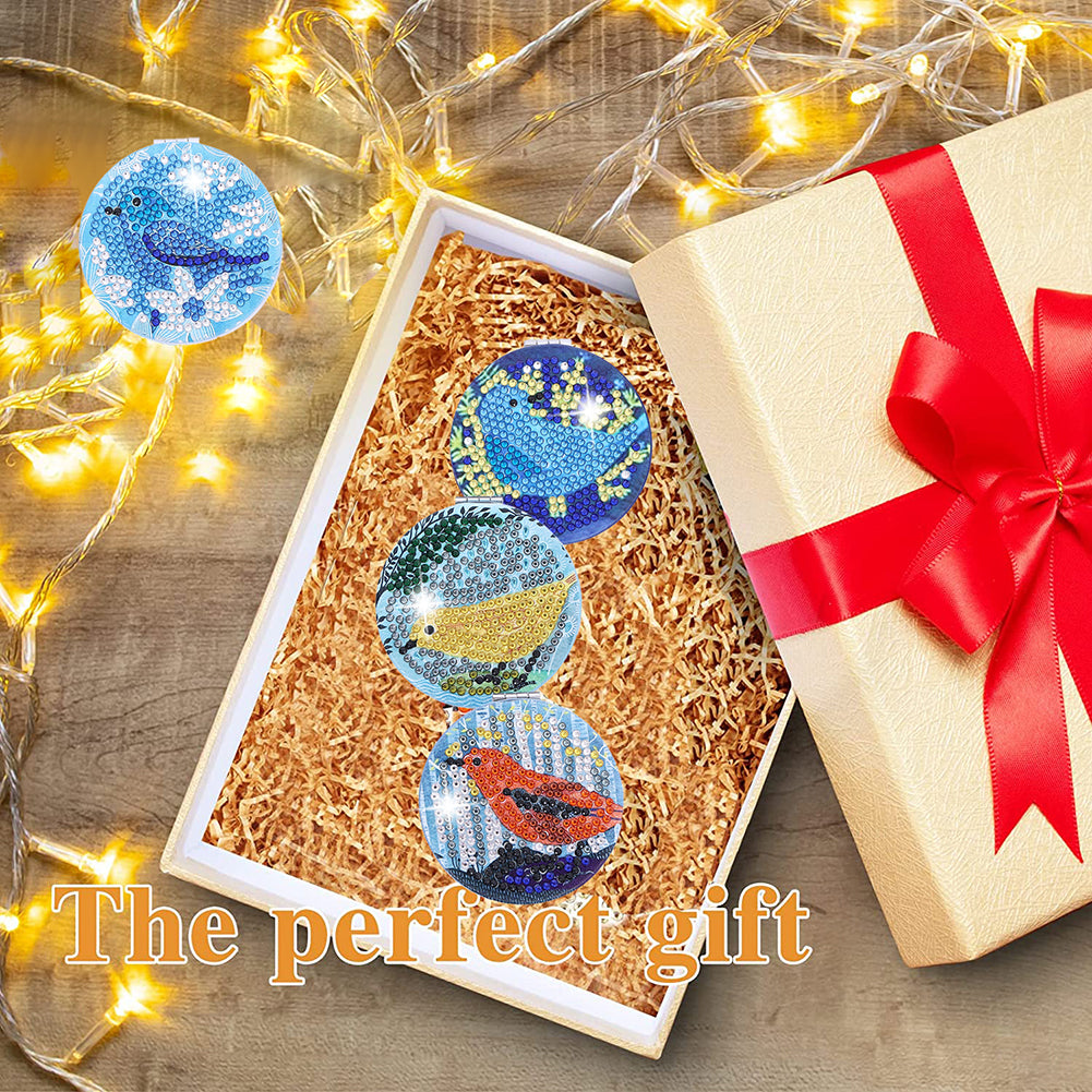 DIY Crystal Diamond Mirror Art Craft Set Paint by Number Kits for Adult and Kids