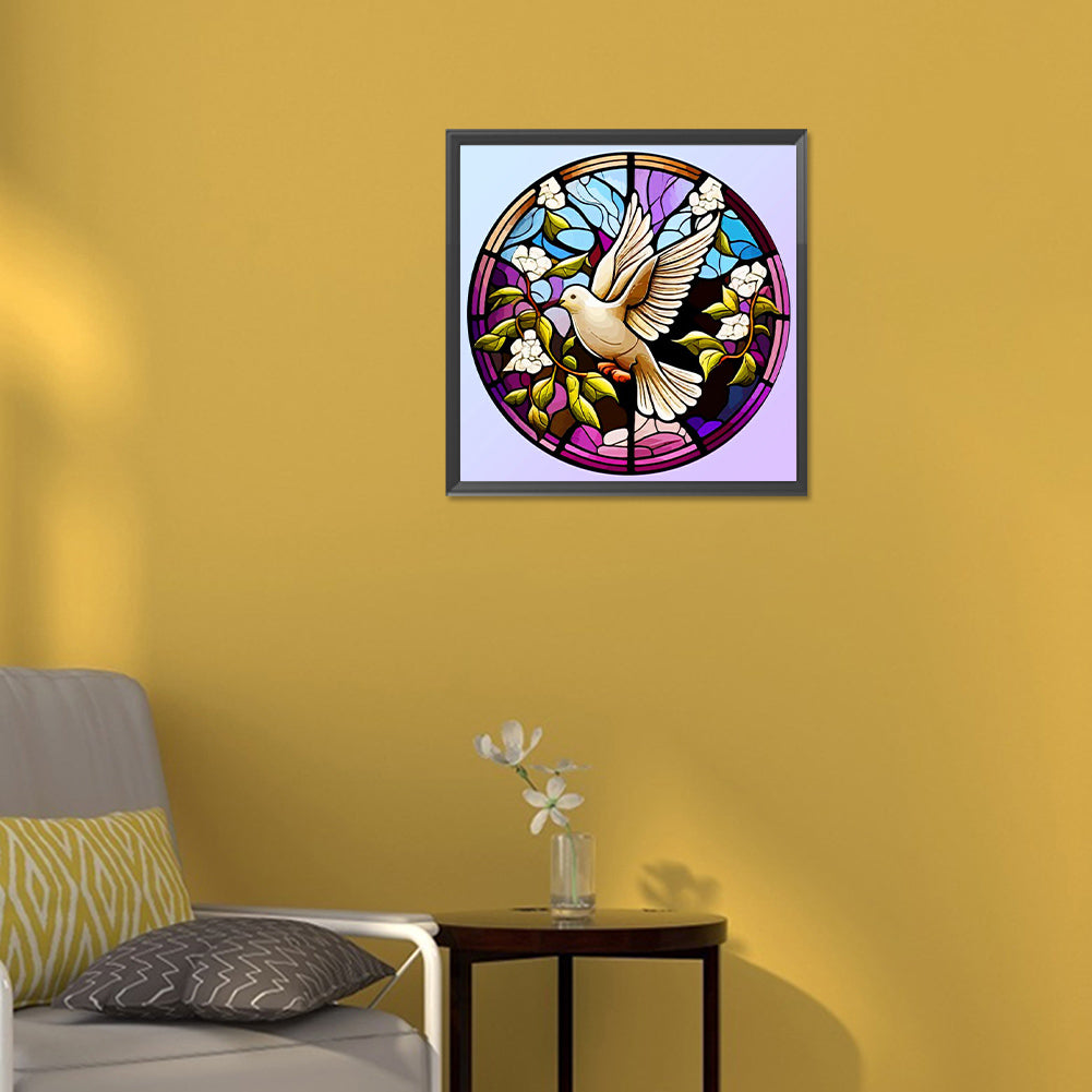 Peace Dove - Full Round Drill Diamond Painting 30*30CM