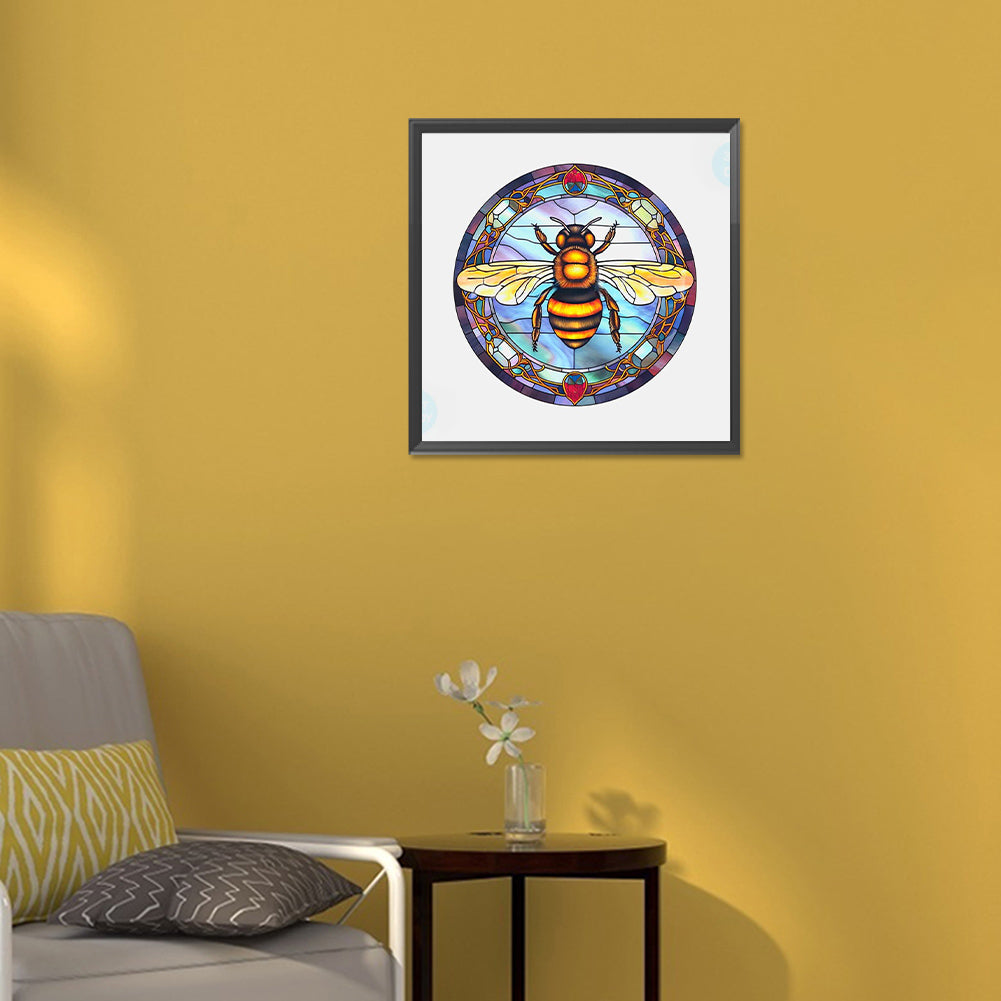 Bee - Full Round Drill Diamond Painting 30*30CM