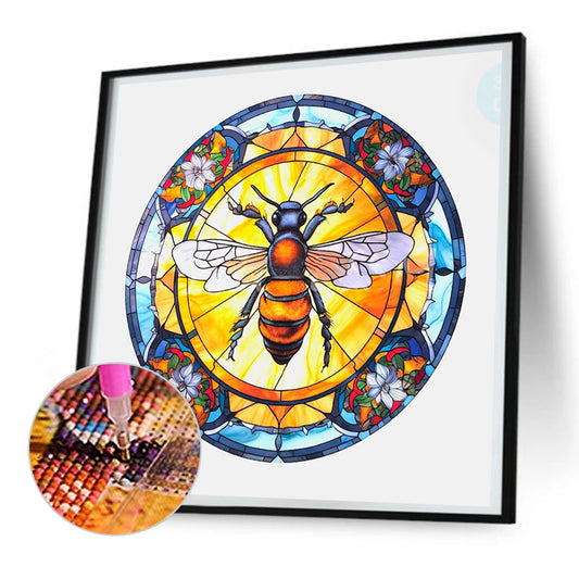 Bee - Full Round Drill Diamond Painting 30*30CM