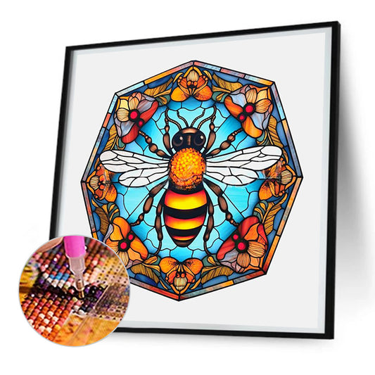 Bee - Full Round Drill Diamond Painting 30*30CM