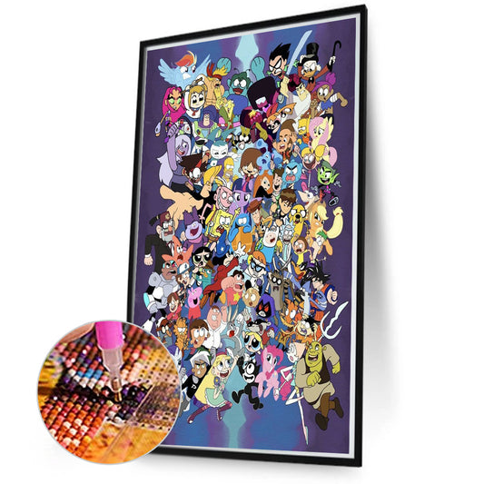 Cartoon Collection - Full Round Drill Diamond Painting 50*70CM