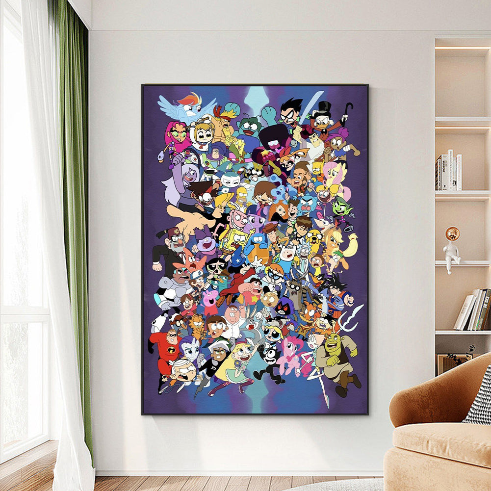 Cartoon Collection - Full Round Drill Diamond Painting 50*70CM