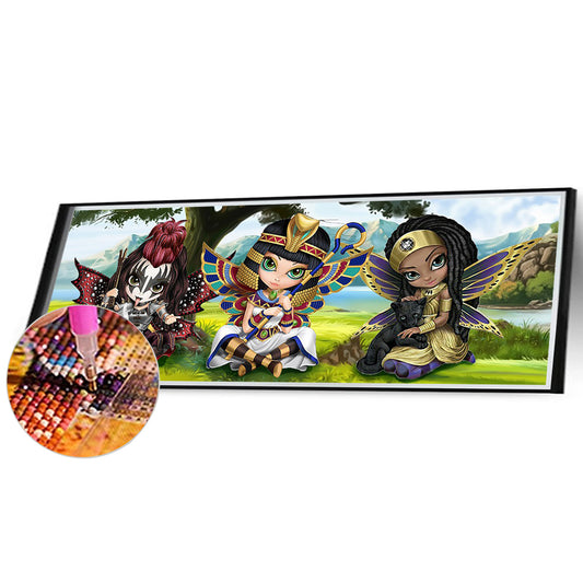 Elves - Full Round Drill Diamond Painting 80*30CM