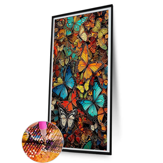 Butterflies - Full Round Drill Diamond Painting 40*80CM