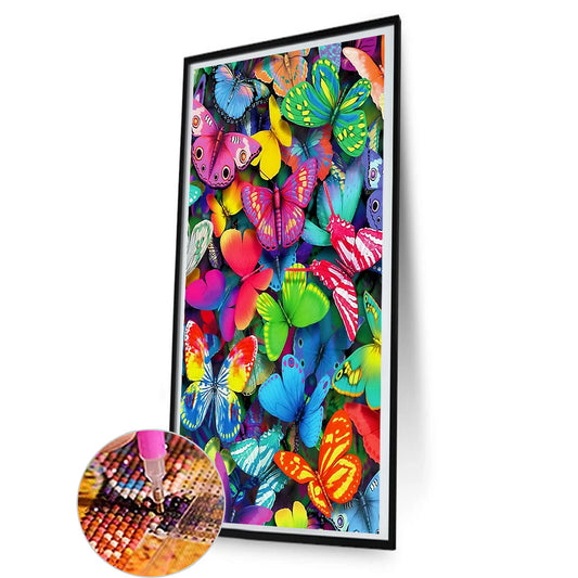 Butterflies - Full Round Drill Diamond Painting 40*80CM