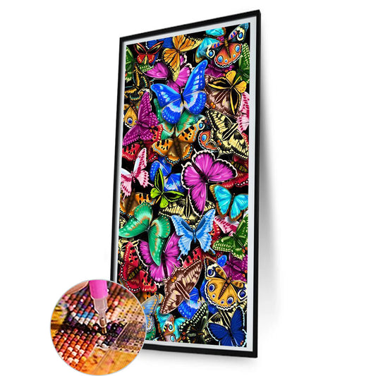 Butterflies - Full Round Drill Diamond Painting 40*80CM