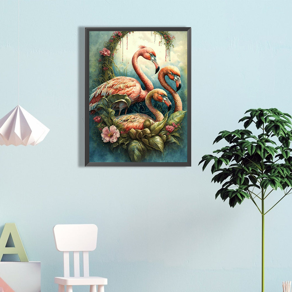Flamingo - Full Round Drill Diamond Painting 40*60CM