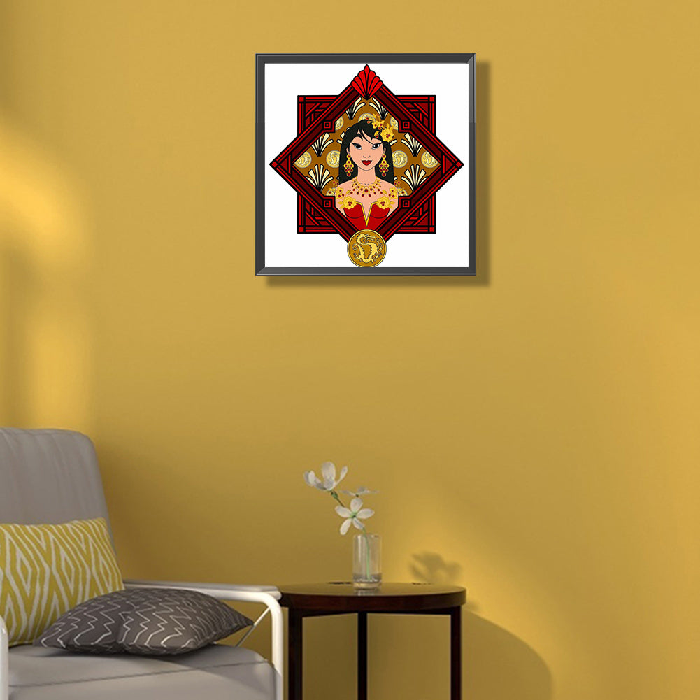 Disney Princess Jasmine - Full Round Drill Diamond Painting 40*40CM