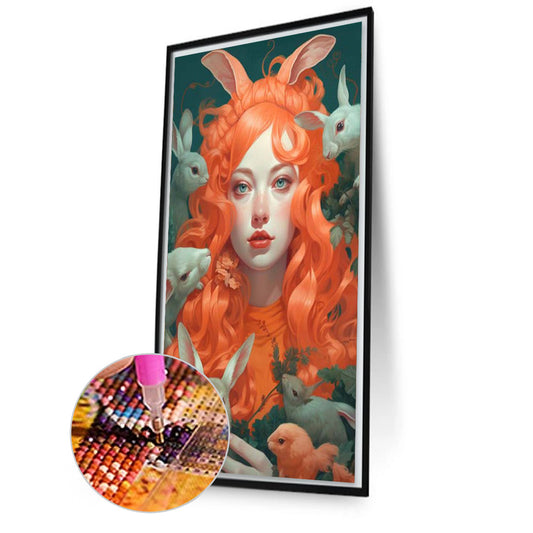 Beauty And Pets - Full Square Drill Diamond Painting 40*70CM