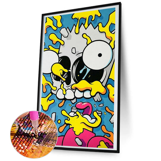 Funny Simpson - Full Round Drill Diamond Painting 45*80CM