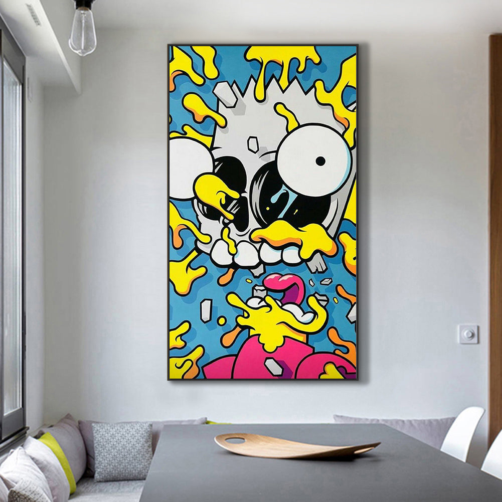 Funny Simpson - Full Round Drill Diamond Painting 45*80CM