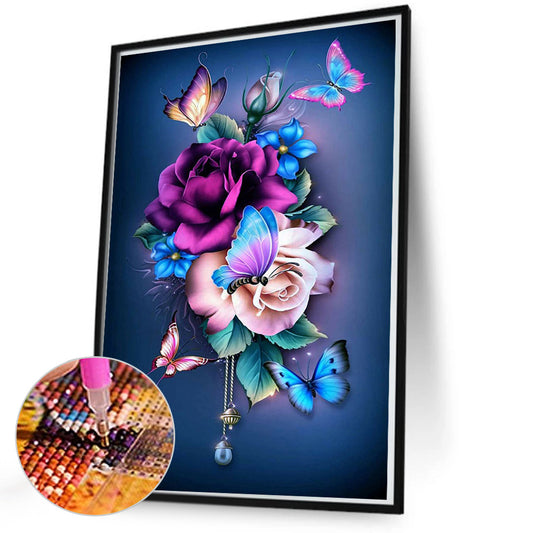 The Flowers - Full Round Drill Diamond Painting 50*70CM