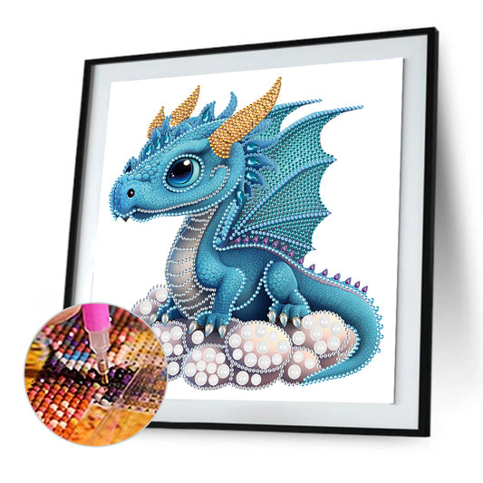 Baby Dragon - Special Shaped Drill Diamond Painting 30*30CM