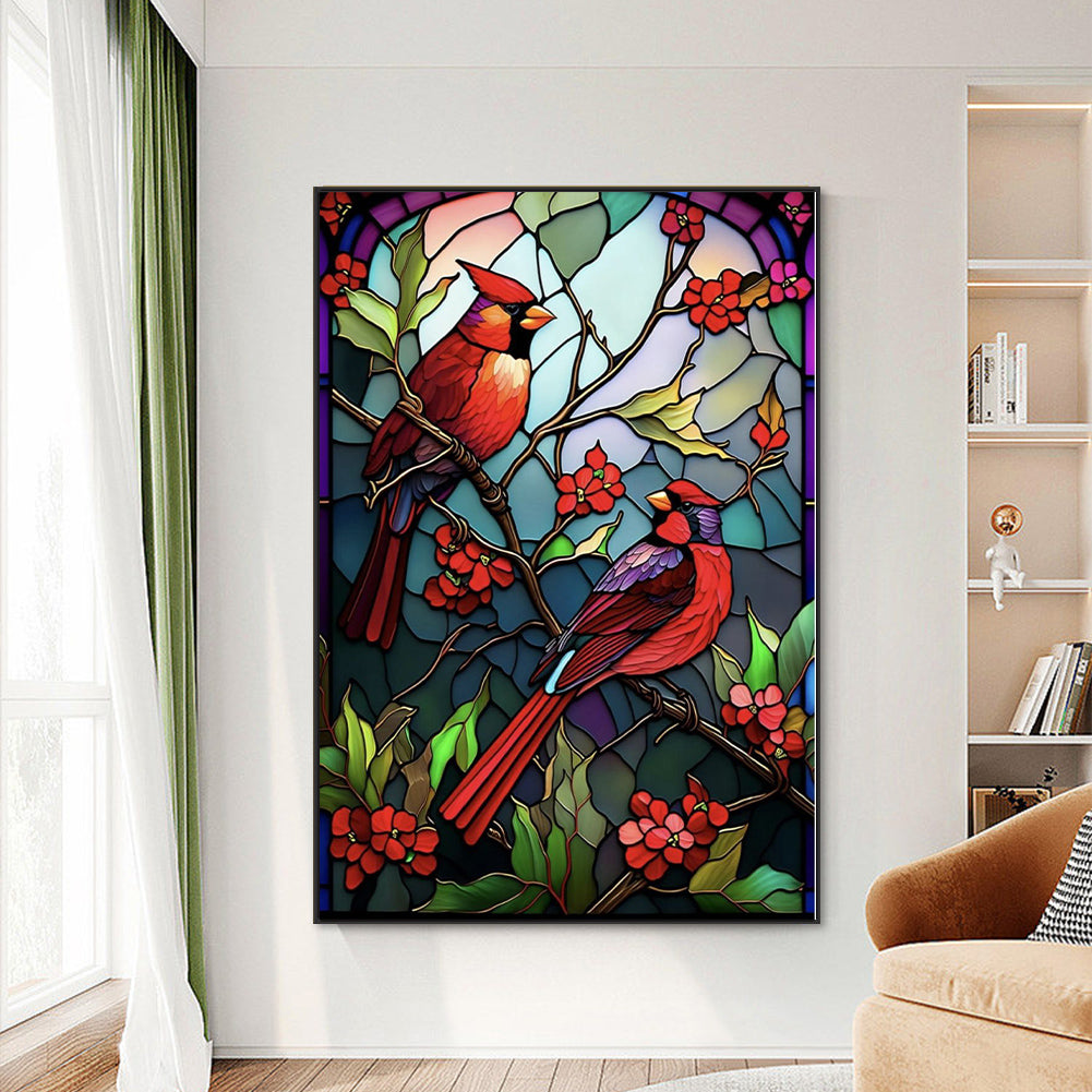 Cardinal - Full Round Drill Diamond Painting 50*70CM