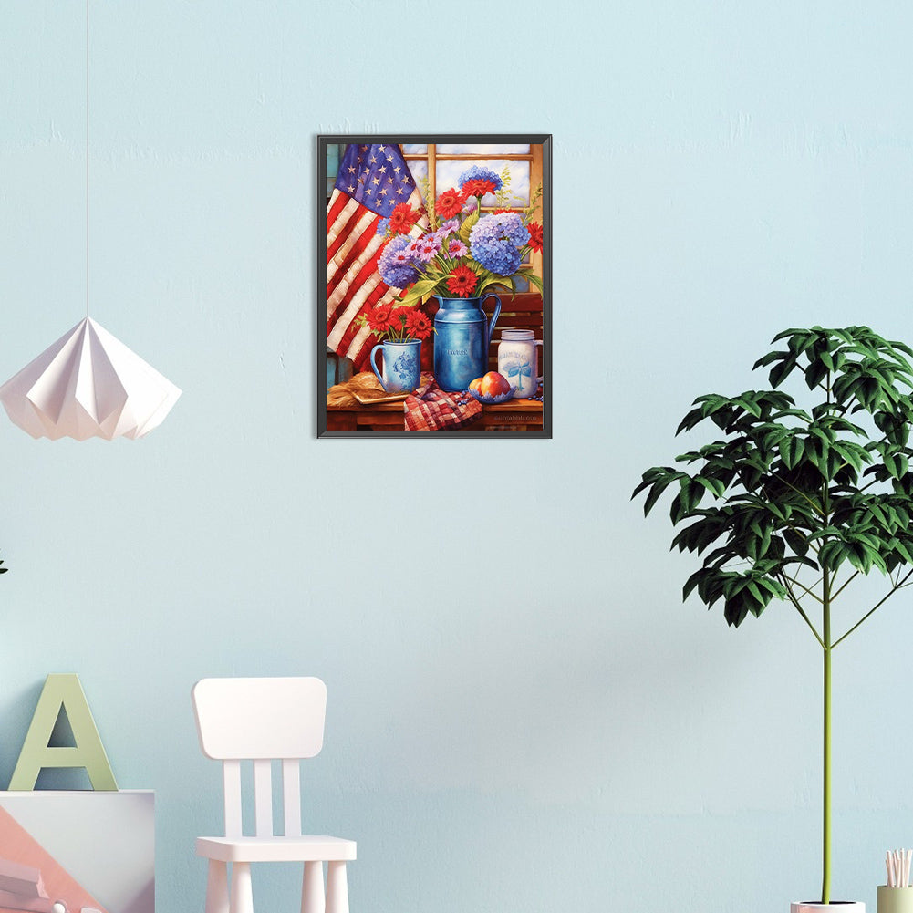 Colorful Flowers - Full Round Drill Diamond Painting 30*40CM