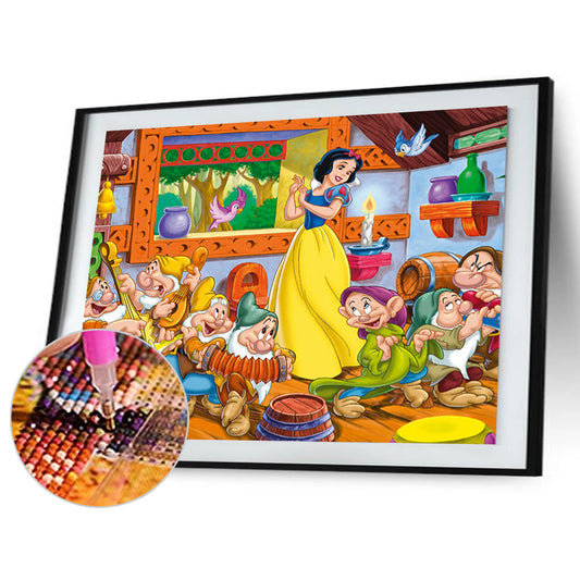 Dwarf - Full Round Drill Diamond Painting 40*30CM