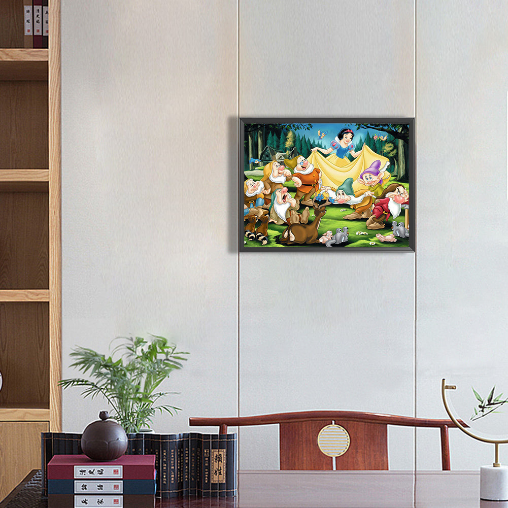 Dwarf - Full Round Drill Diamond Painting 40*30CM