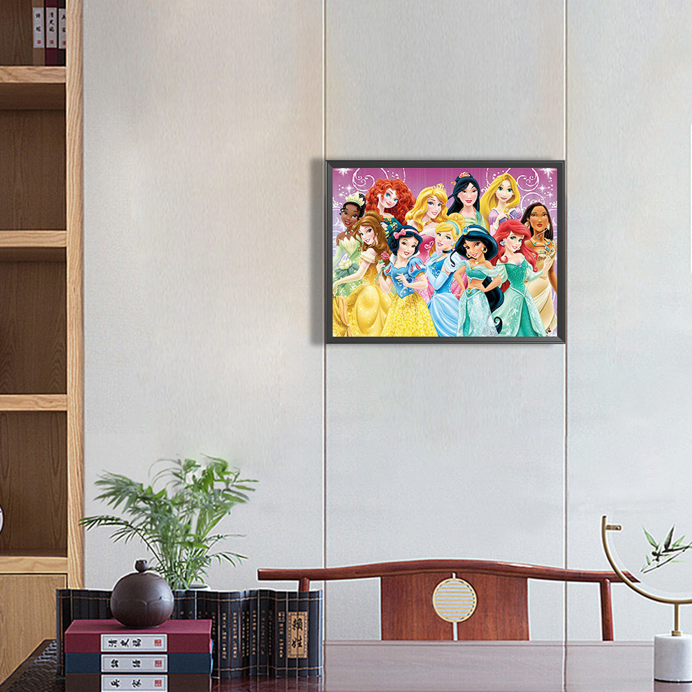 Princess Collection - Full Round Drill Diamond Painting 40*30CM