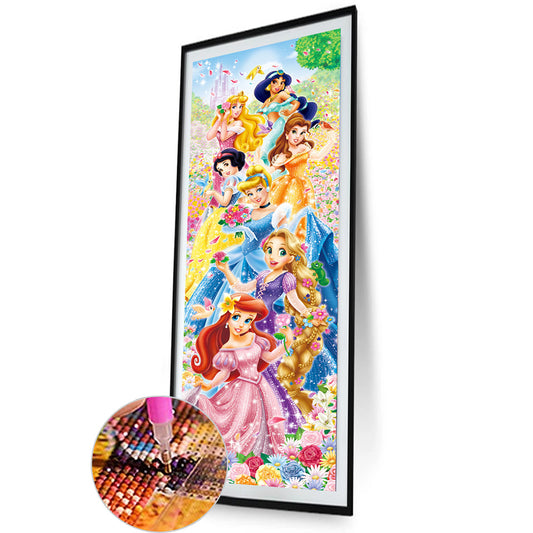 Disney Princess - Full Round Drill Diamond Painting 30*90CM